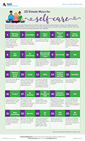 25 Ways of Self-Care Infographic