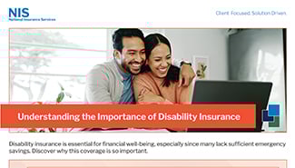 Image of the Understanding the Importance of Disability Insurance flyer