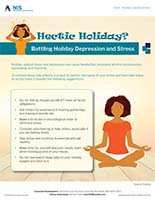 Hectic Holiday? Battling Holiday Depression and Stress